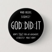 GOTT knöpfte ES (Entwurf 1) Button (Vorderseite)