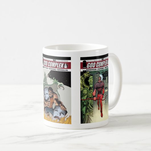 Gott-Komplex-Tasse Kaffeetasse (VorderseiteRechts)