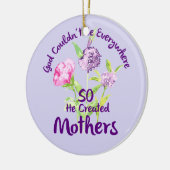 Gott konnte nicht überall sein, also erschuf er Mü Keramik Ornament (Links)