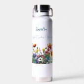 Gott kreiert Wundern Personalisierte Wasserflasche Trinkflasche (Rückseite)