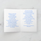 Gott kümmert sich um Ihnen Karte (Innenseite)