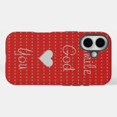 Gott lächeln Liebe Sie Case-Mate iPhone Hülle (Rückseite (Horizontal))