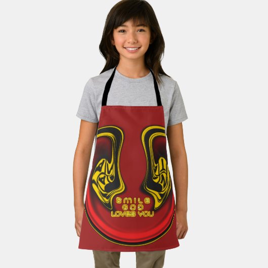 Gott lächeln Lieben Sie Geschenk des Lebens Neuest Schürze (Insitu)