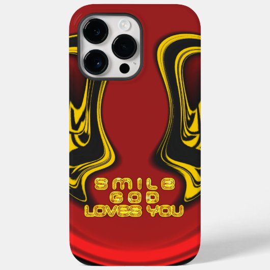 Gott lächeln Lieben Sie schöne Phantastische Texta Case-Mate iPhone Hülle (Rückseite)