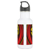 Gott lächeln Lieben Sie schöne Phantastische Texta Edelstahlflasche (Rückseite)