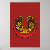 Gott lächeln Lieben Sie schöne Phantastische Texta Poster (Vorne)