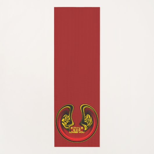 Gott lächeln Lieben Sie schöne Phantastische Texta Yogamatte