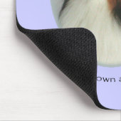 Gott lächelte Sheltie Mousepad (Ecke)