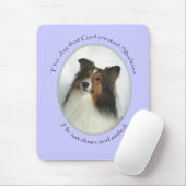 Gott lächelte Sheltie Mousepad (Mit Mouse)
