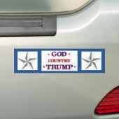 GOTT-LAND-TRUMPF AUTOAUFKLEBER (Auf Auto)