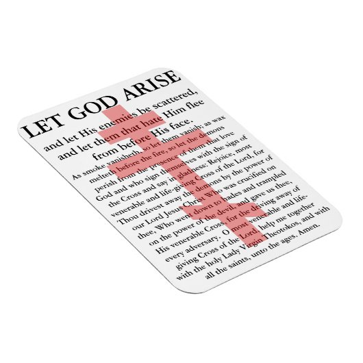 Gott lass Erwecken orthodoxes Gebet Magnet (Rechte Seite)