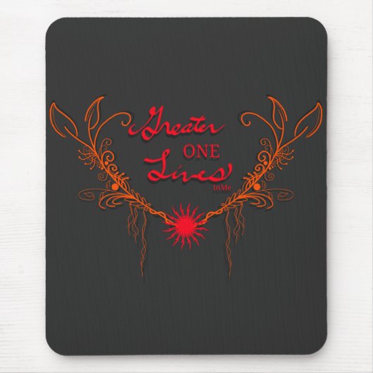 Gott lebt in mir mousepad (Vorne)