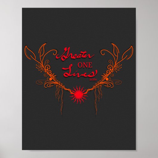 Gott lebt in mir poster (Vorne)