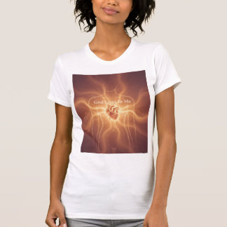 Gott lebt in mir, spirituelle Herzensaffirmation T-Shirt