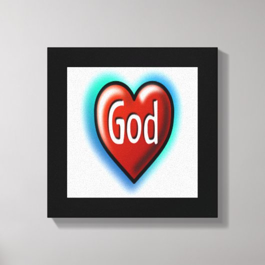 GOTT LEINWANDDRUCK (Vorderseite)