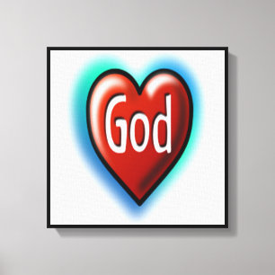 GOTT LEINWANDDRUCK