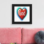 GOTT LEINWANDDRUCK (Insitu (Wohnzimmer))