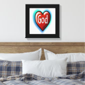 GOTT LEINWANDDRUCK (Insitu (Schlafzimmer))
