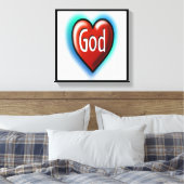 GOTT LEINWANDDRUCK (Insitu (Schlafzimmer))