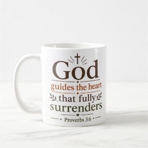 Gott leitet das Herz, das sich völlig unterwirft C Kaffeetasse