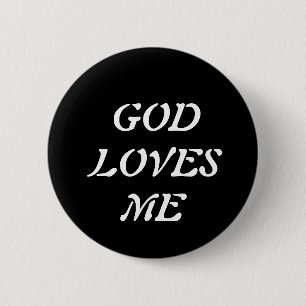 Gott Liebe Button