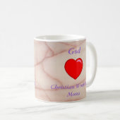 Gott-Liebe-christliche ArbeitsMama-Tasse Kaffeetasse (VorderseiteRechts)