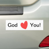 Gott Liebe dich! Autoaufkleber (Auf Auto)