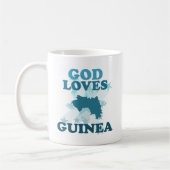 Gott-Liebe-Guinea Kaffeetasse (Links)
