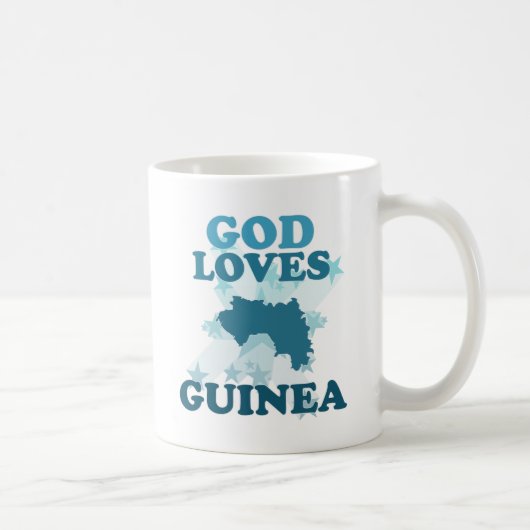 Gott-Liebe-Guinea Kaffeetasse (Rechts)