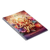 Gott Liebe Sie Spiral Foto Notebook Notizblock (Rechte Seite)