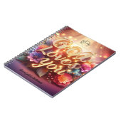 Gott Liebe Sie Spiral Foto Notebook Notizblock (Linke Seite)