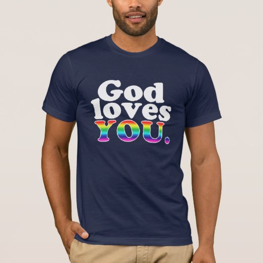 Gott-Liebehomosexuelle! T-Shirt (Vorderseite)