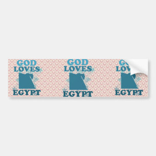 Gott-Lieben Ägypten Autoaufkleber