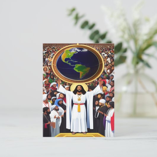Gott Lieben der Christlichen Kunst der Welt II Pos Postkarte (Stehend Vorderseite)