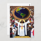Gott Lieben der Christlichen Kunst der Welt II Pos Postkarte (Vorne/Hinten)