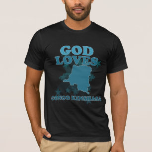 Gott-Lieben der Kongo Kinshasa T-Shirt