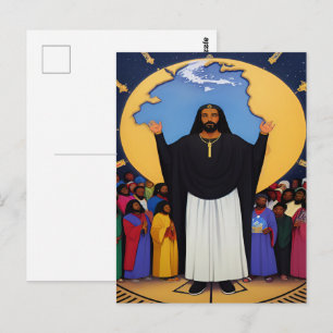 Gott Lieben der Welt Christliche Kunst Postkarte