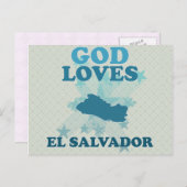 Gott Lieben El Salvador Postkarte (Vorne/Hinten)