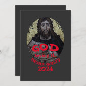 Gott Lieben es Trump Guilty 2024 inhaftiert Einladung (Vorne/Hinten)