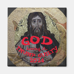 Gott Lieben es Trump Guilty 2024 inhaftiert Magnet