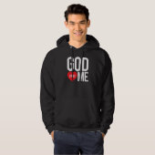 Gott-Lieben ich Hoodie (Vorne ganz)