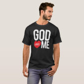 Gott-Lieben ich T-Shirt (Vorne ganz)