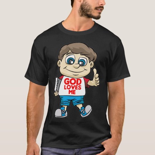 Gott Lieben Ich treue Christus mit der Bibel und G T-Shirt (Vorderseite)