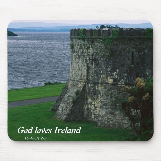Gott Lieben Irland Mouspad Mousepad (Vorne)