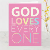 Gott Lieben Jeder Karte (Gelbe Blume)