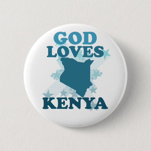 Gott-Lieben Kenia Button (Vorderseite)