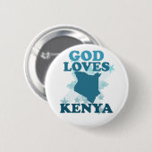 Gott-Lieben Kenia Button (Vorne & Hinten)