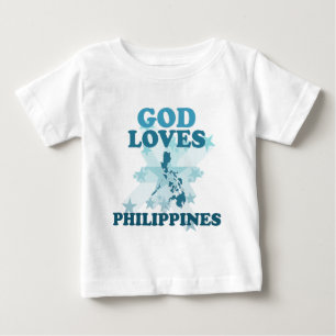 Gott-Lieben Philippinen Baby T-shirt