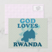 Gott Lieben Ruanda Postkarte (Vorne/Hinten)
