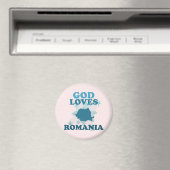 Gott Lieben Rumänien Magnet (In Situ (Geschirrspüler))